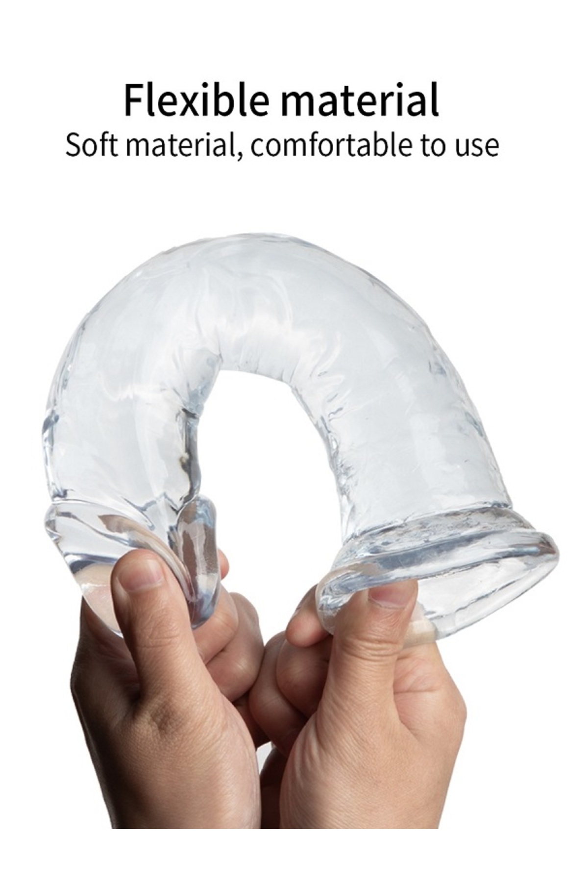 Şeffaf 9 cm Boyunda Dildo Kayganlaştırıcı ve Mini Vibratör 5