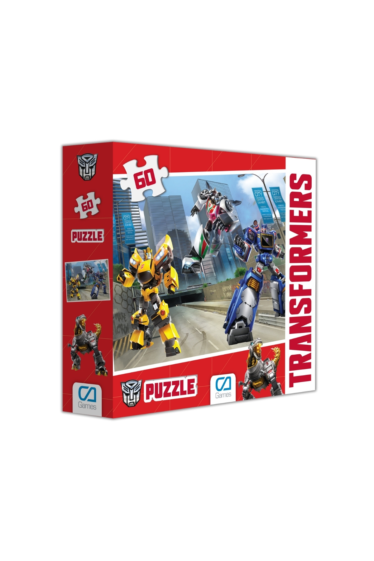 CA Games Transformers Lisanslı 60 Parça 34x24cm Çocuk Puzzle Yapboz Serisi