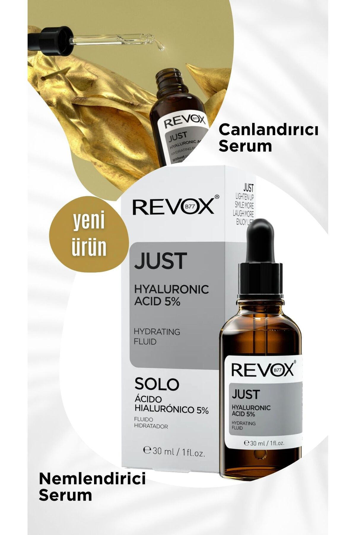 REVOX B77 Hyalüronik Asit Canlandırıcı Serum 30 ml - Fiyatı, Yorumları