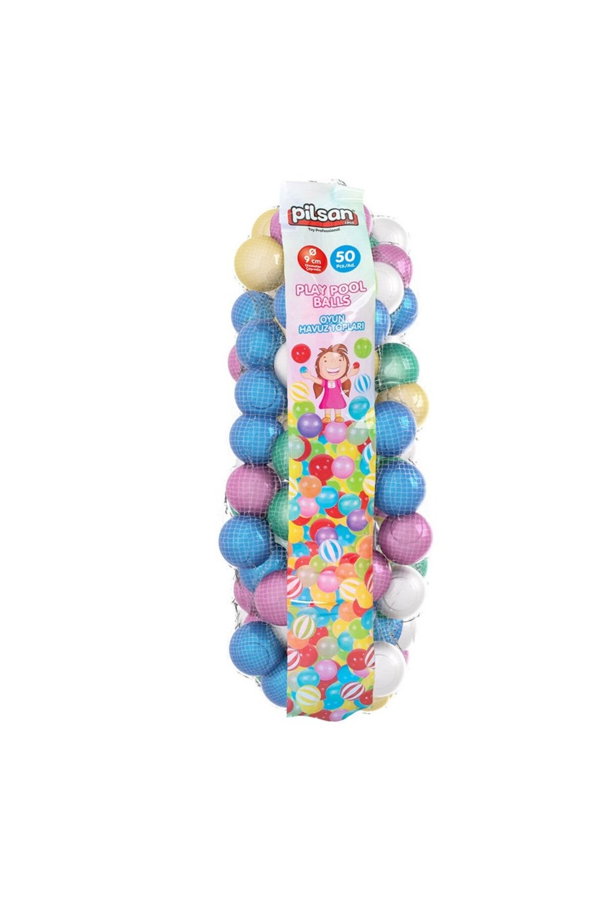 PİLSAN Pilsan Oyun Havuz Topu 9 Cm 50 Li
