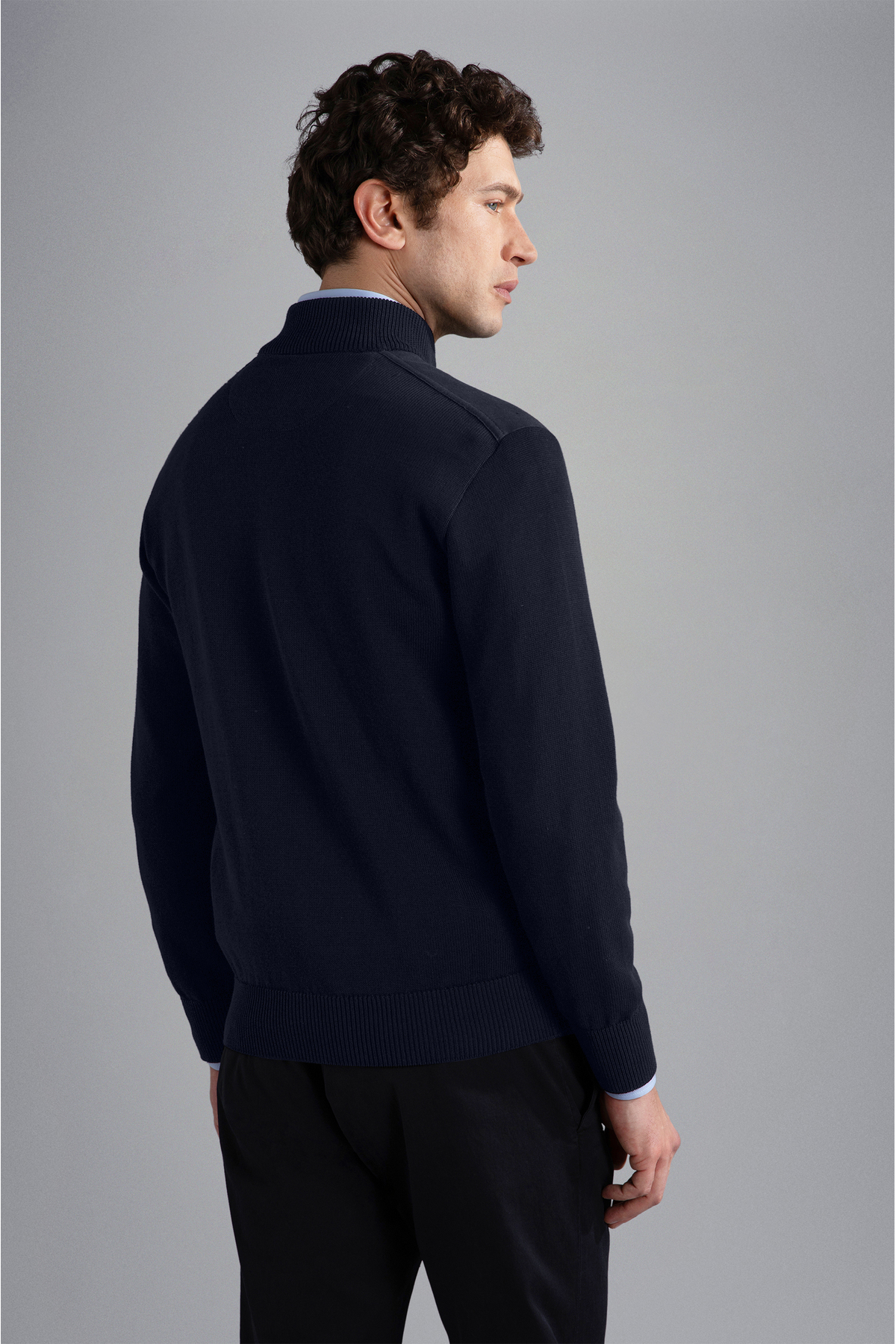PAUL&SHARK COTTON SWEATER WITH ZIP görsel 2