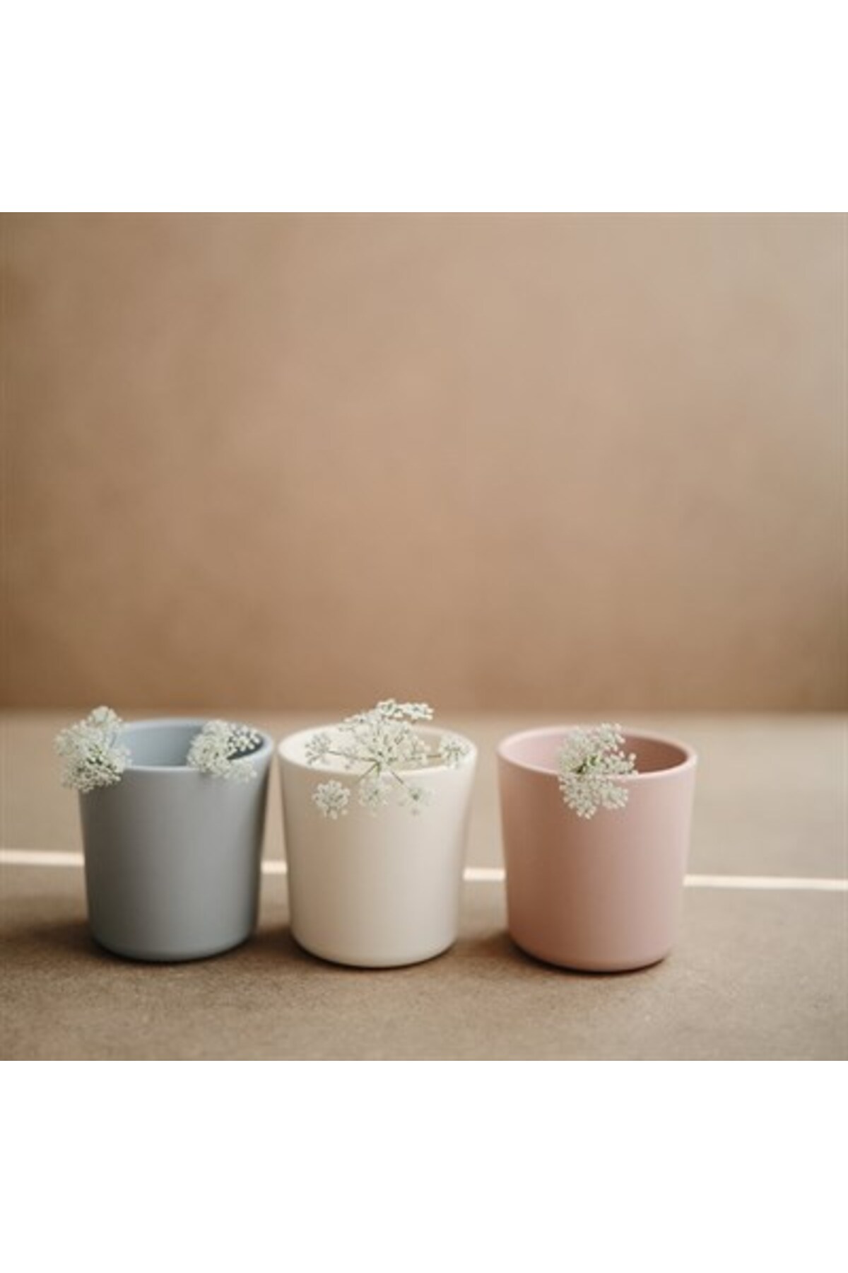 Mushie Blush Plastik 2'li Bardak Seti fotoğrafı 3 (önizleme)