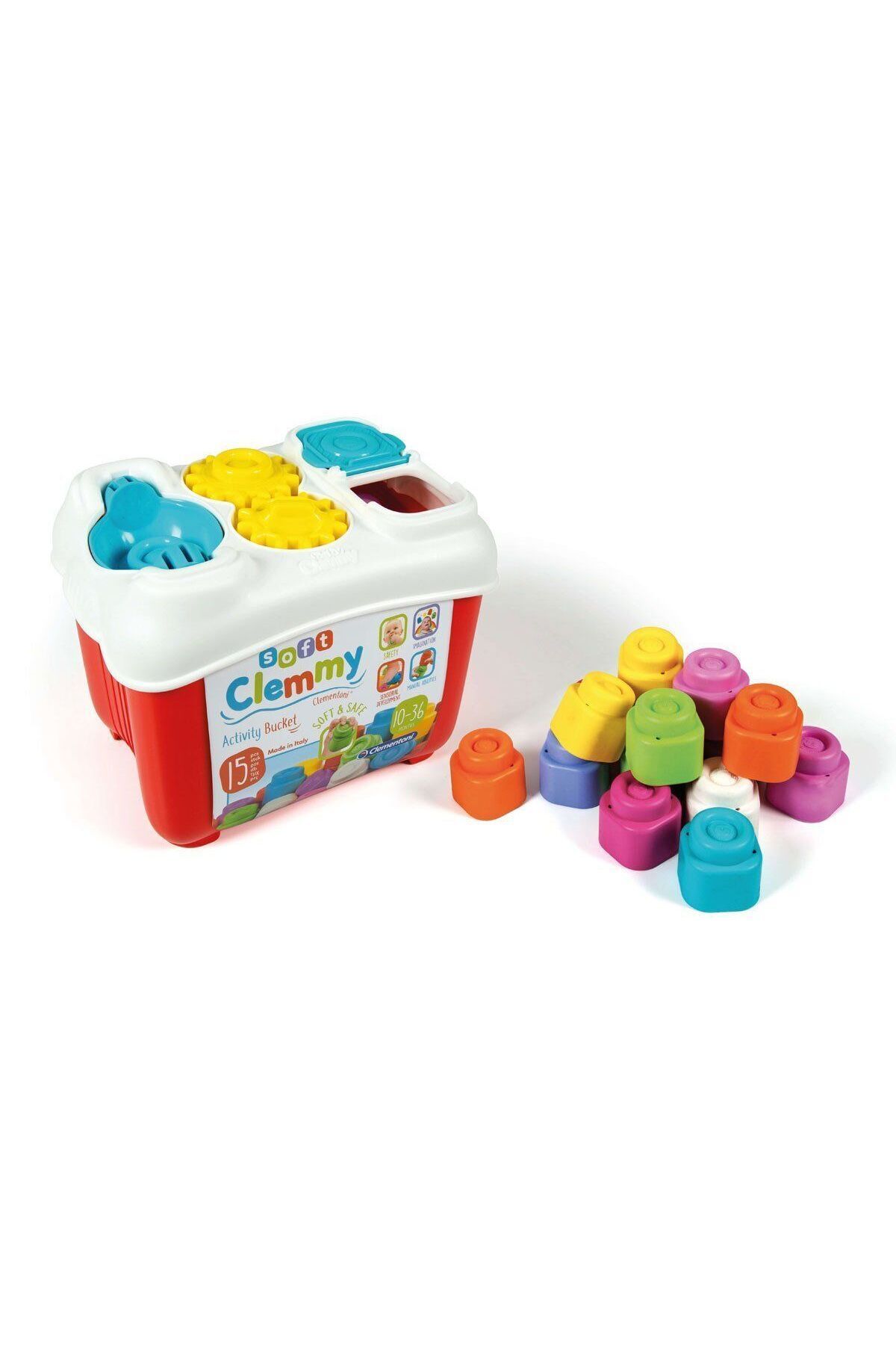 Baby Clementoni-Soft Soft Clemmy Block Toy, Multicolor 3