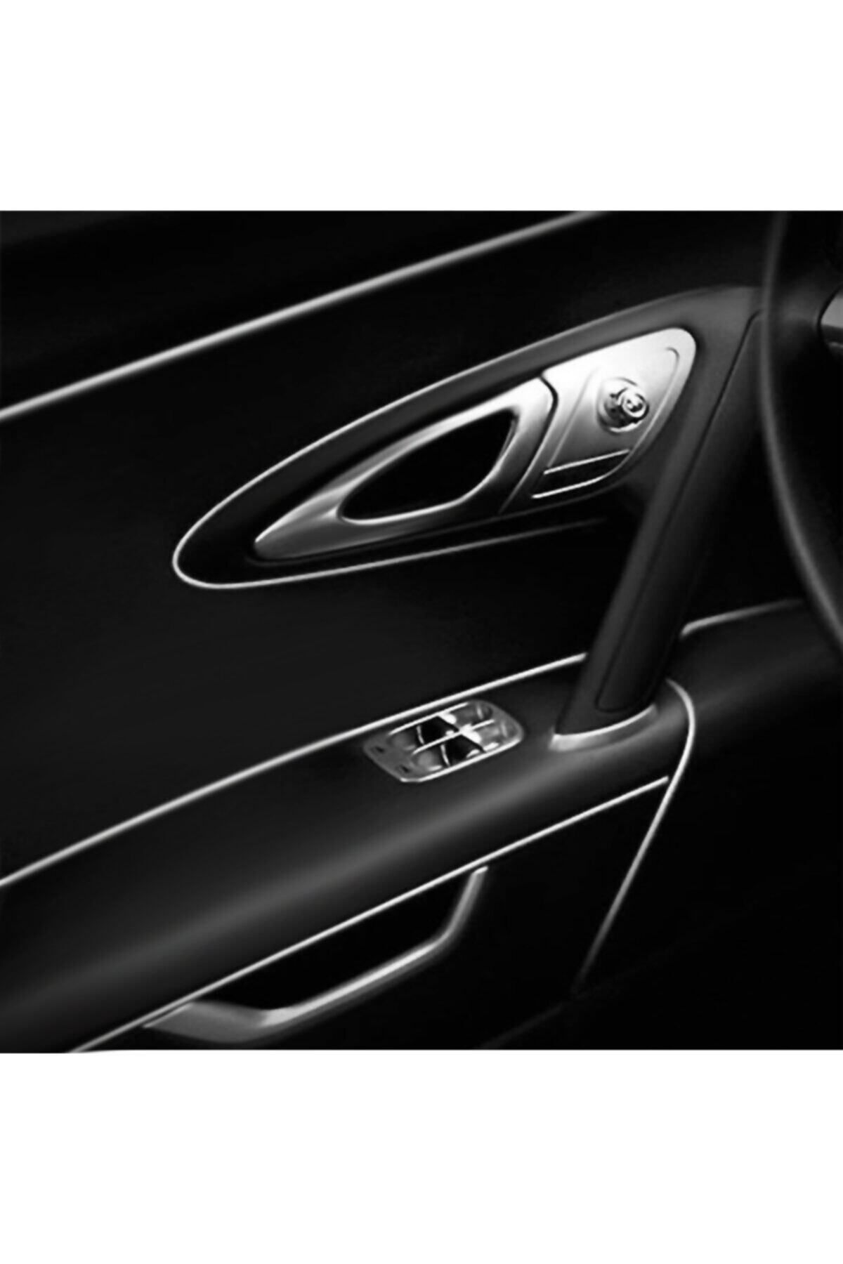 C9-Trim Auto Vehicle Decoration Strip Rubber Elastic Easy Installation 5 Meters Stripe Tape Silver Color 4
