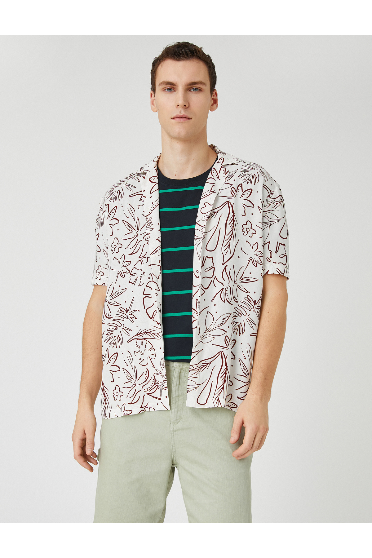 پیراهن مردانه کوتون | 3SAM60408HW Koton - Image 3