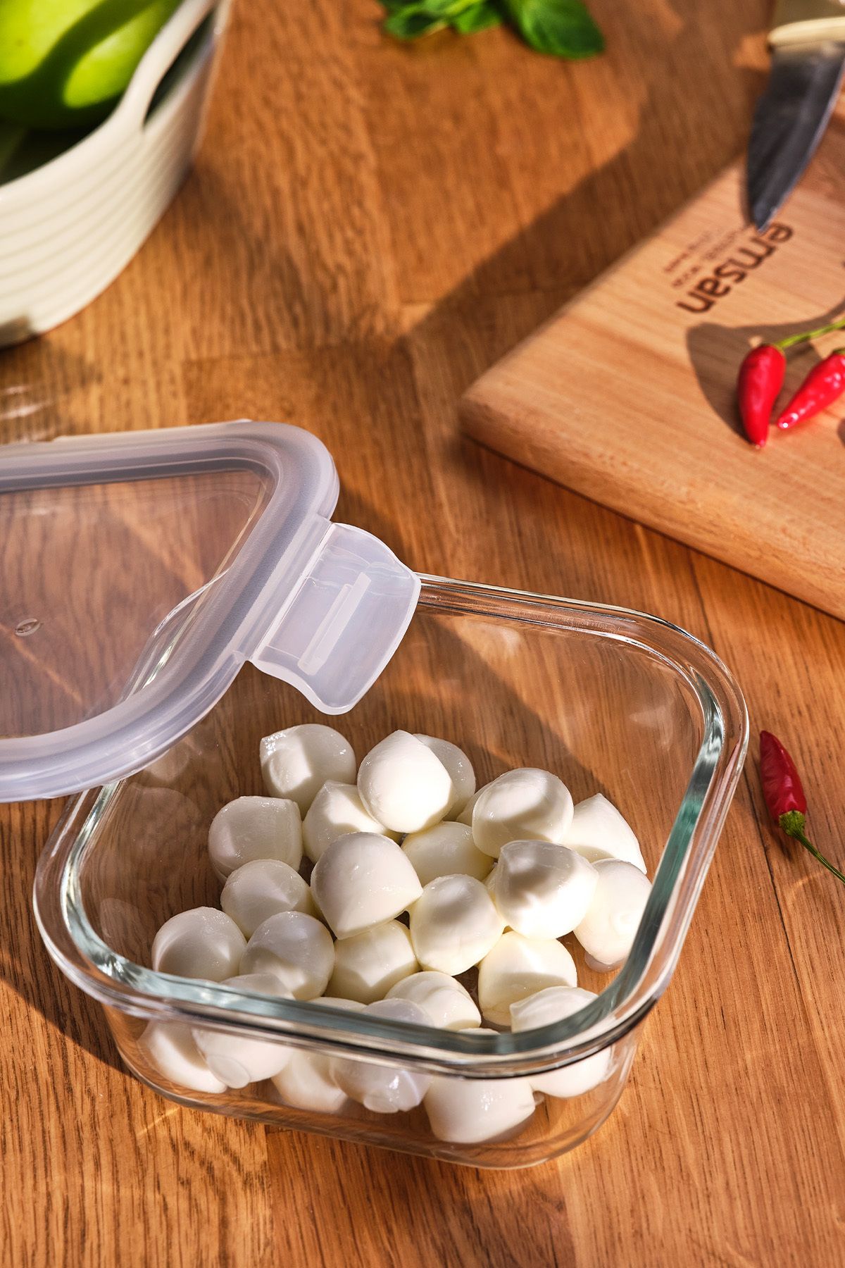 Emsan-Luna 520 ml Borosilicate Storage Container 2