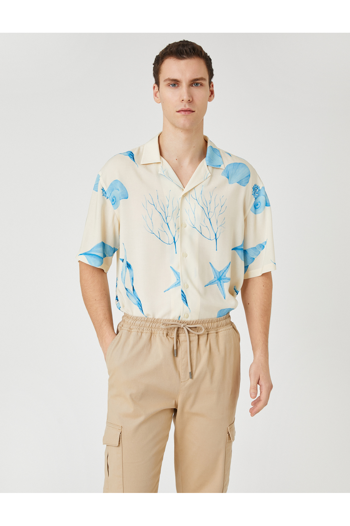 پیراهن مردانه کوتون | 3SAM60411HW Koton - Image 3