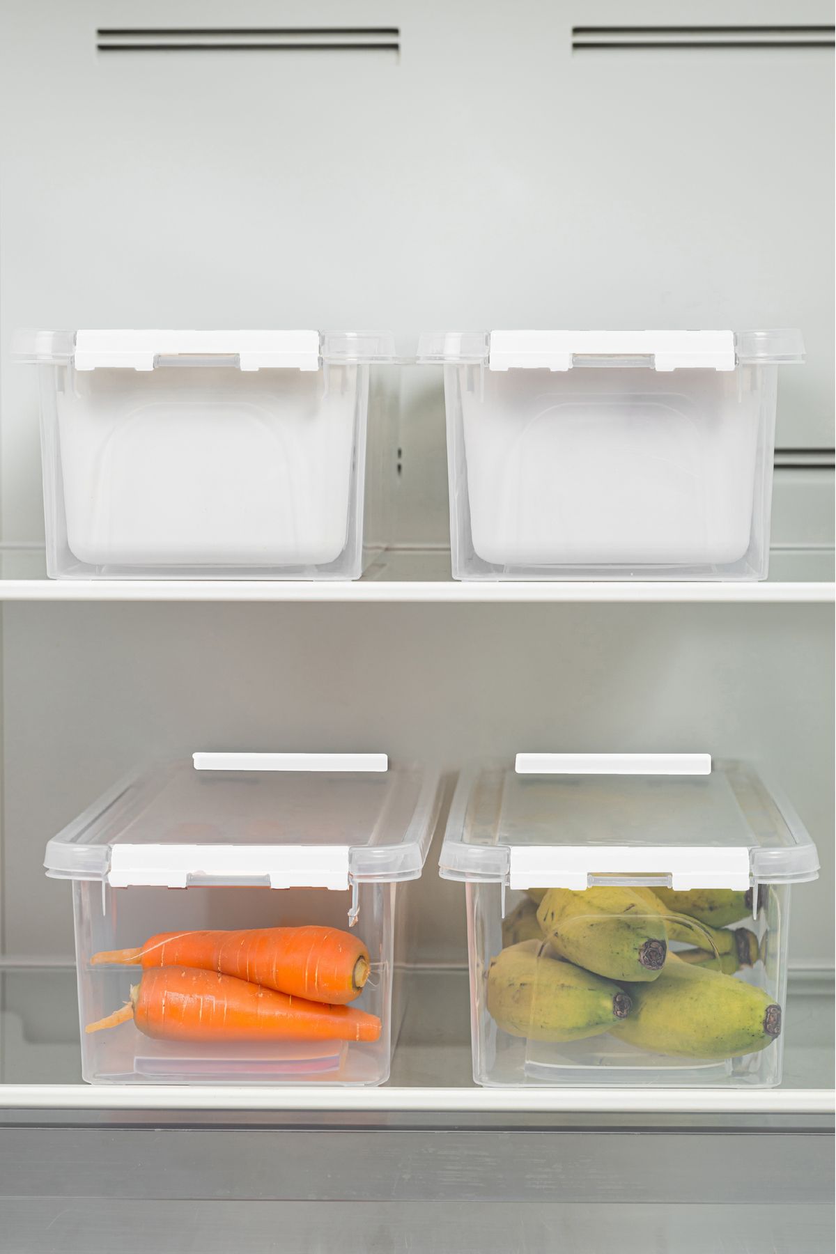 Vienev-Set of 4 Long Storage Containers with Locked Lids 4X (3.5 Liter 2 Empty 2 Boxs) 3