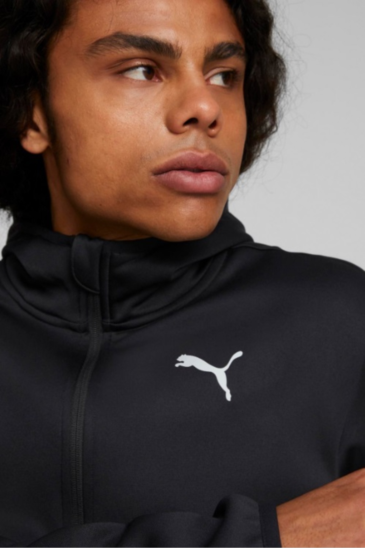 سویشرت مردانه مشکی پوما | ALIDEN-30388 اورجینال - تصویر 4