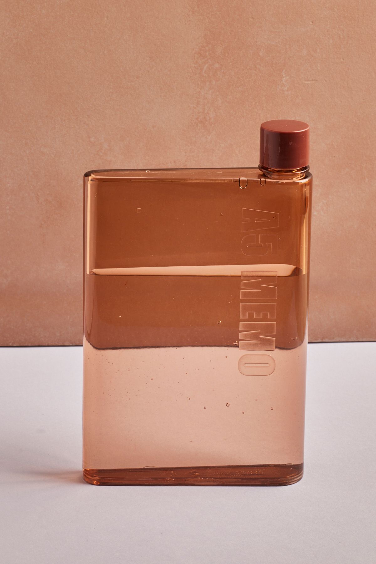 Plastik Sahara A5 Memo 450 ml Bottle Motivasyonel Su Matarası Notebook Sporcu Suluk Su Şişesi 0,40