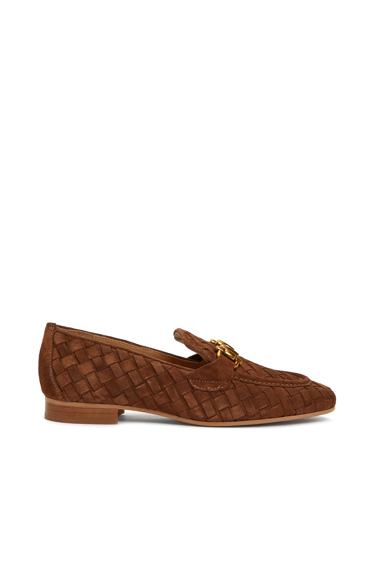 لوفر چند رنگ زنانه Loafer چرمی Taba اورجینال Divarese