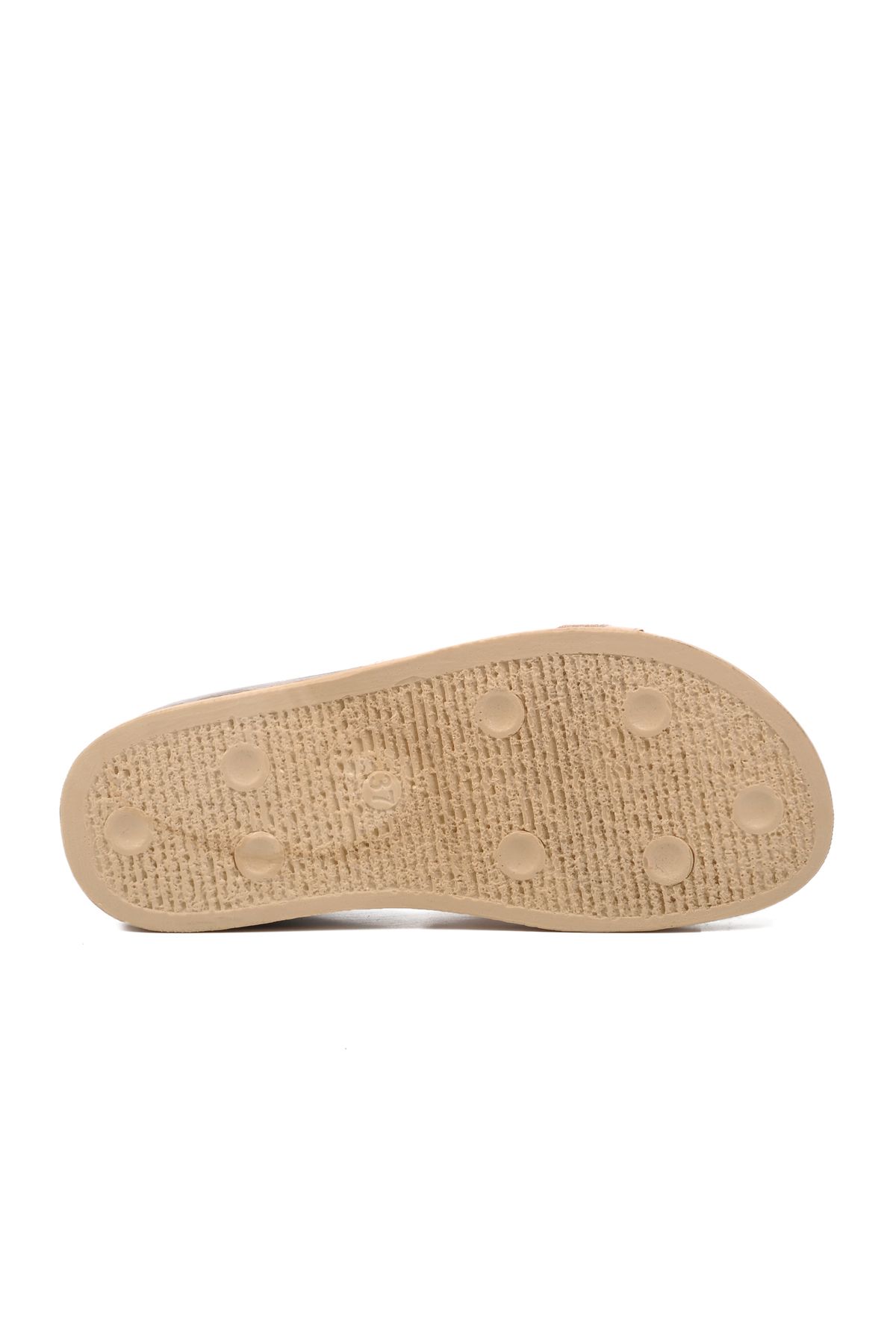Pierre Cardin-PC-7021 Κρεμ γυναικείες παντόφλες με τακούνι 5