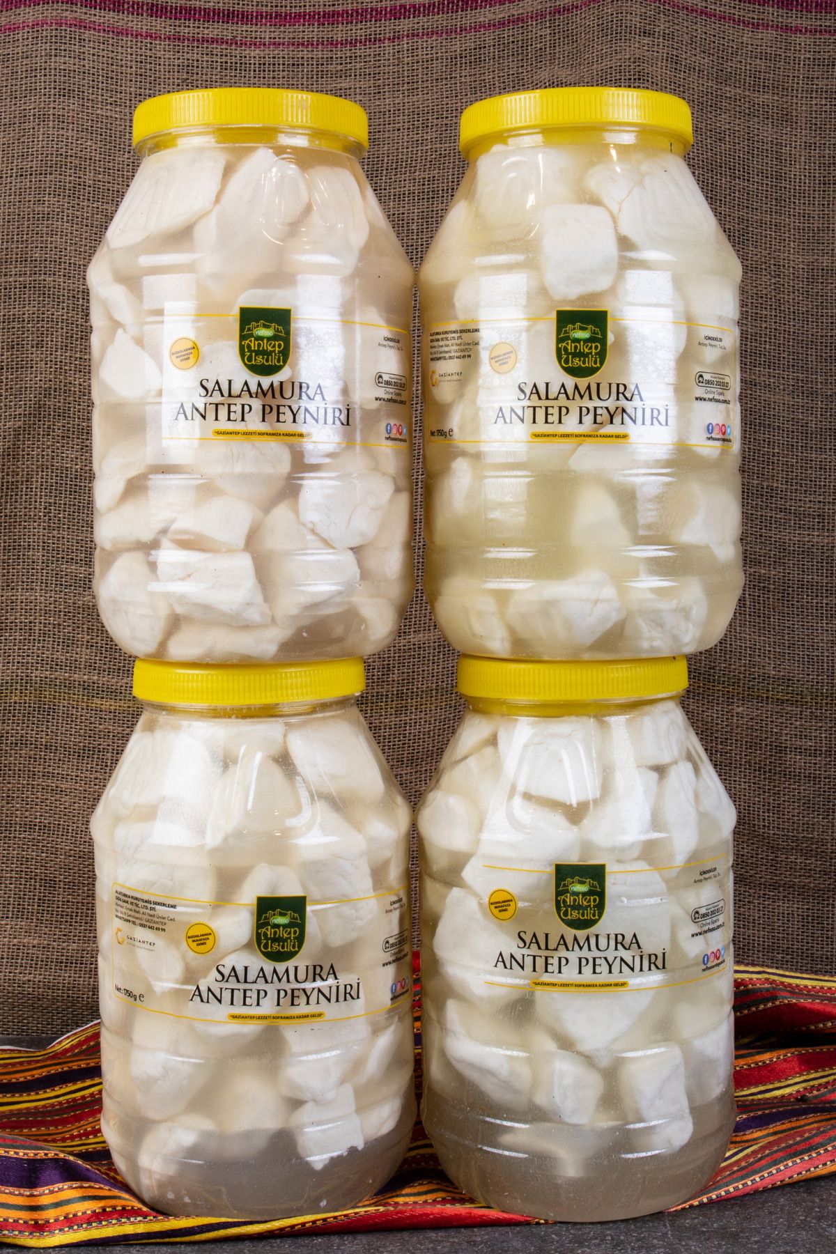 Antep Peyniri ( İnek ) Az Tuzlu Salamura 10 Kg (4x2,5 Kg Bidon)