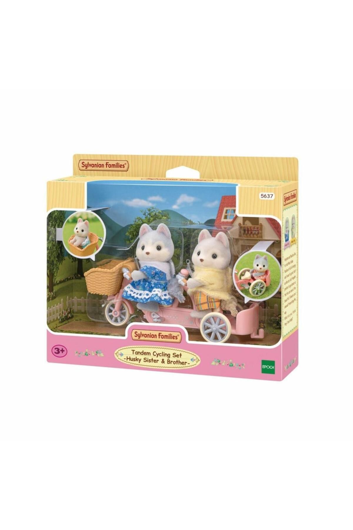 Sylvanian families cycling with mother online