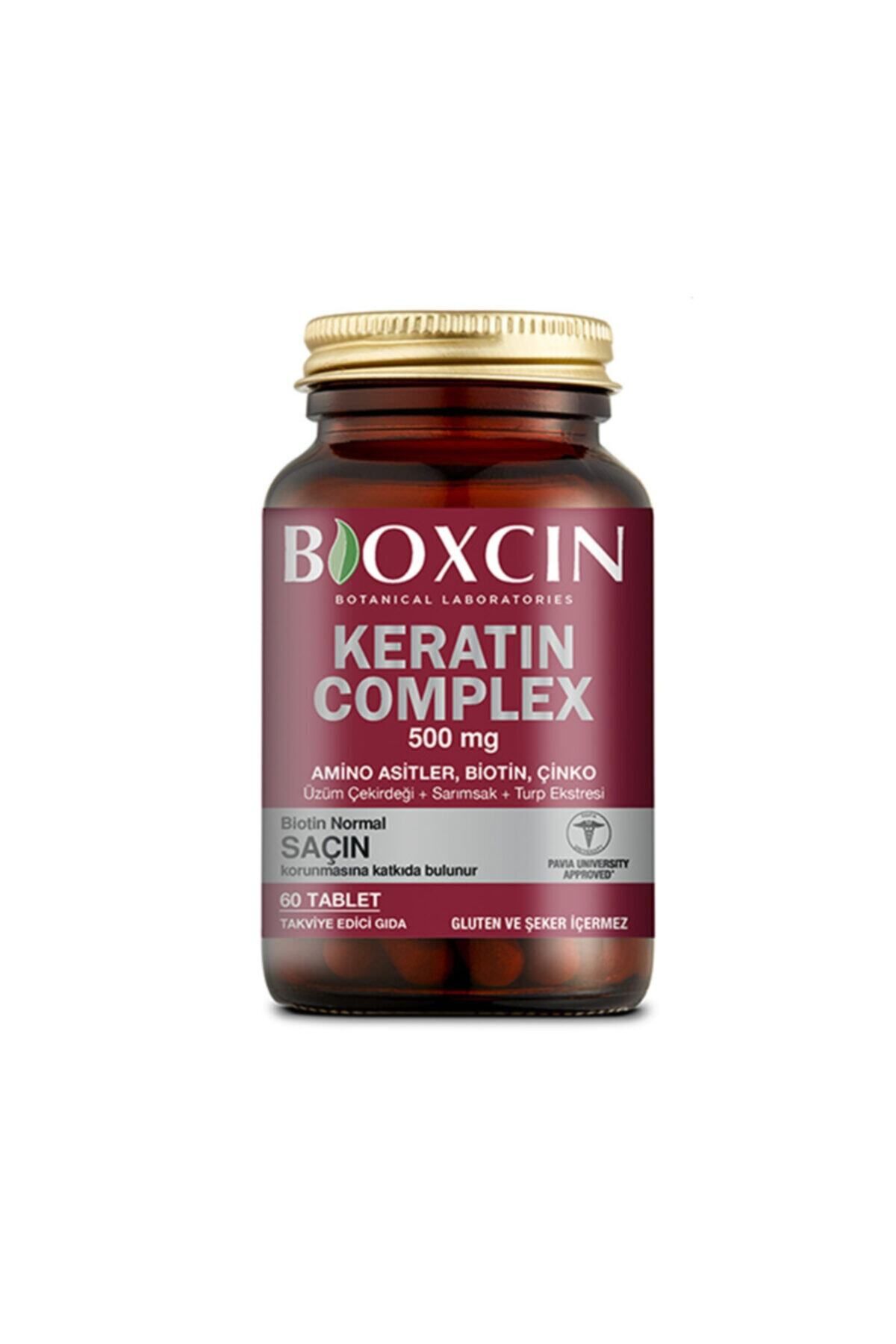 مکمل غذایی قرص کراتین کمپلکس 60 قرص Bioxcin