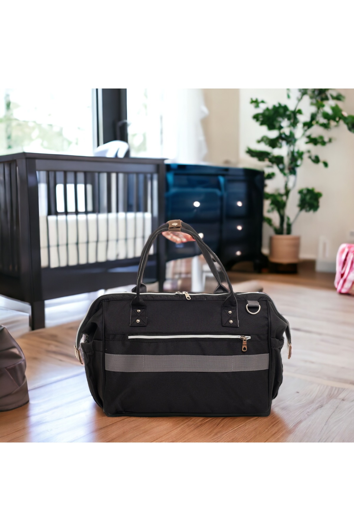 Bombinoo 6’lı Bebek Doğum Seti(HASTANE ÇIKIŞ,ANNE&BEBEK BAKIM OMUZ VE SIRT ÇANTASI,BATTANİYE,ÇORAP VE MENDİL) fotoğrafı 7 (önizleme)