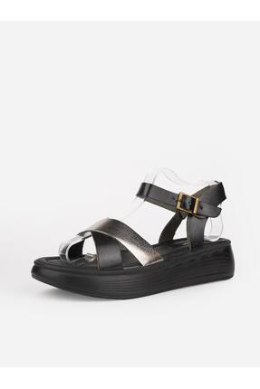 KUUM LONDON Orthopedix K8409 Hakiki Deri Kadın Sandalet