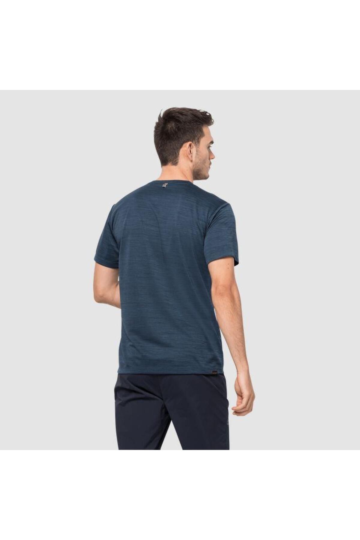 تی شرت مردانه Hydropore Xt-1806131365-آبی Jack Wolfskin