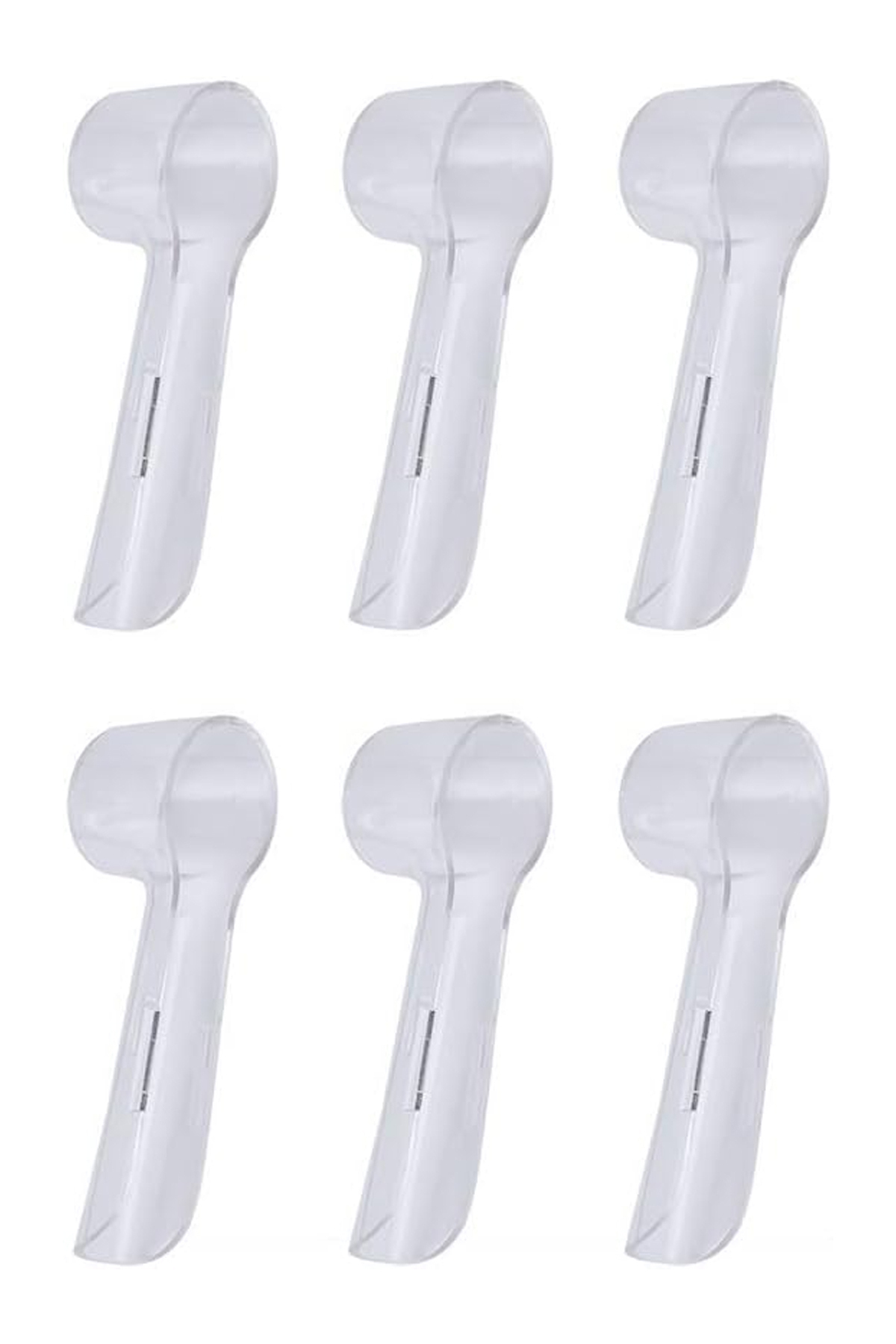 Orident Oral-b Uyumlu Şarjlı Diş Fırçası Ve Elektrikli Diş Fırçası Başlıkları Için Koruma Kapağı 6 Adet