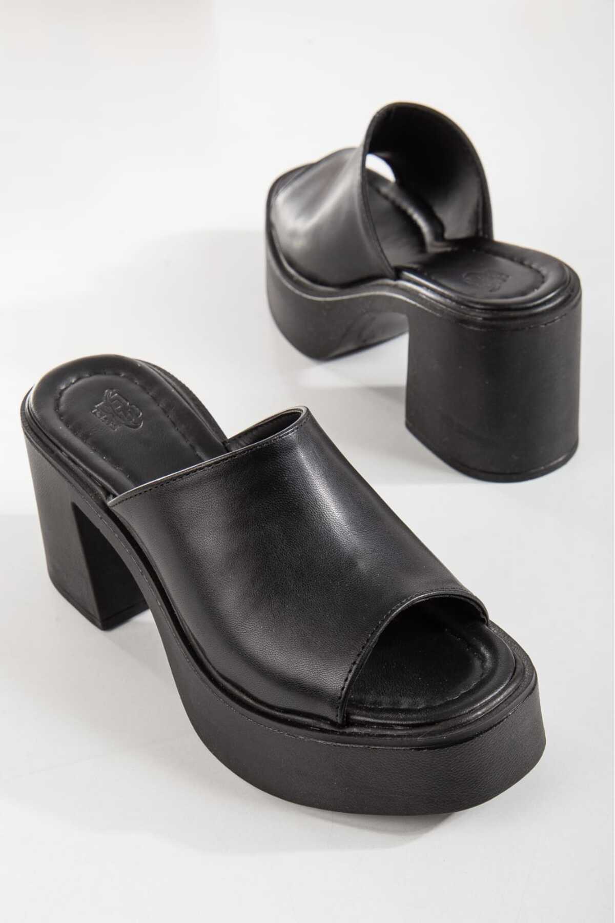 ds Dicle Stil  kalın Dolgu Taban Sandalet - Görsel 2