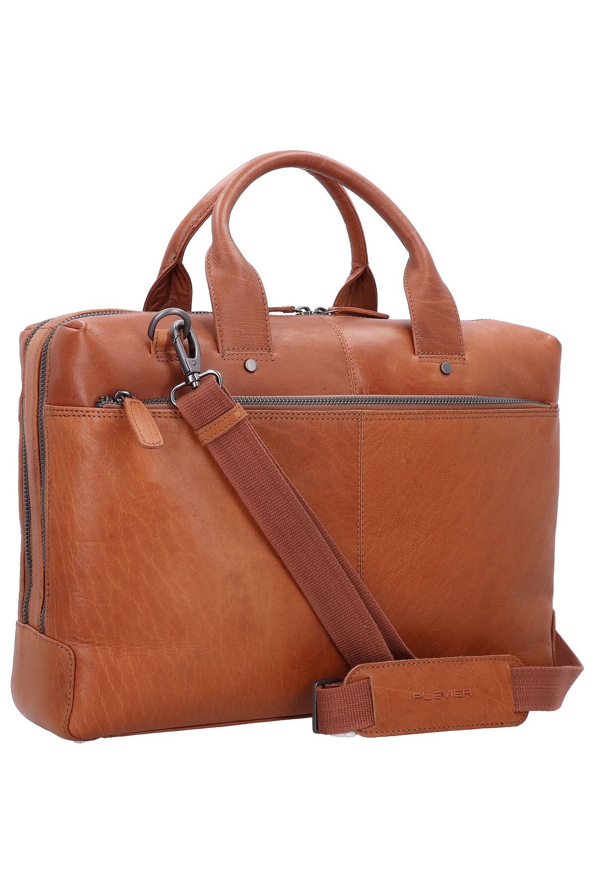 Plevier-Flint Aktentasche Leder 44 cm Gesicht Computer 4