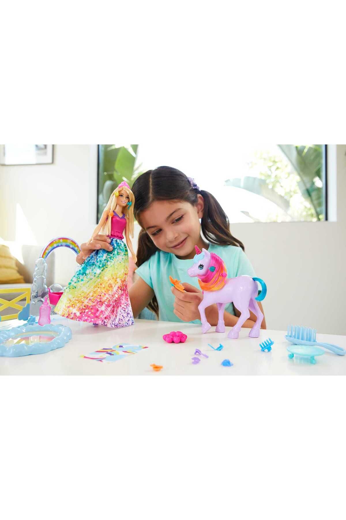 Barbie-Dreamtopia Feature Pet Nurturing Playset GTG01 2