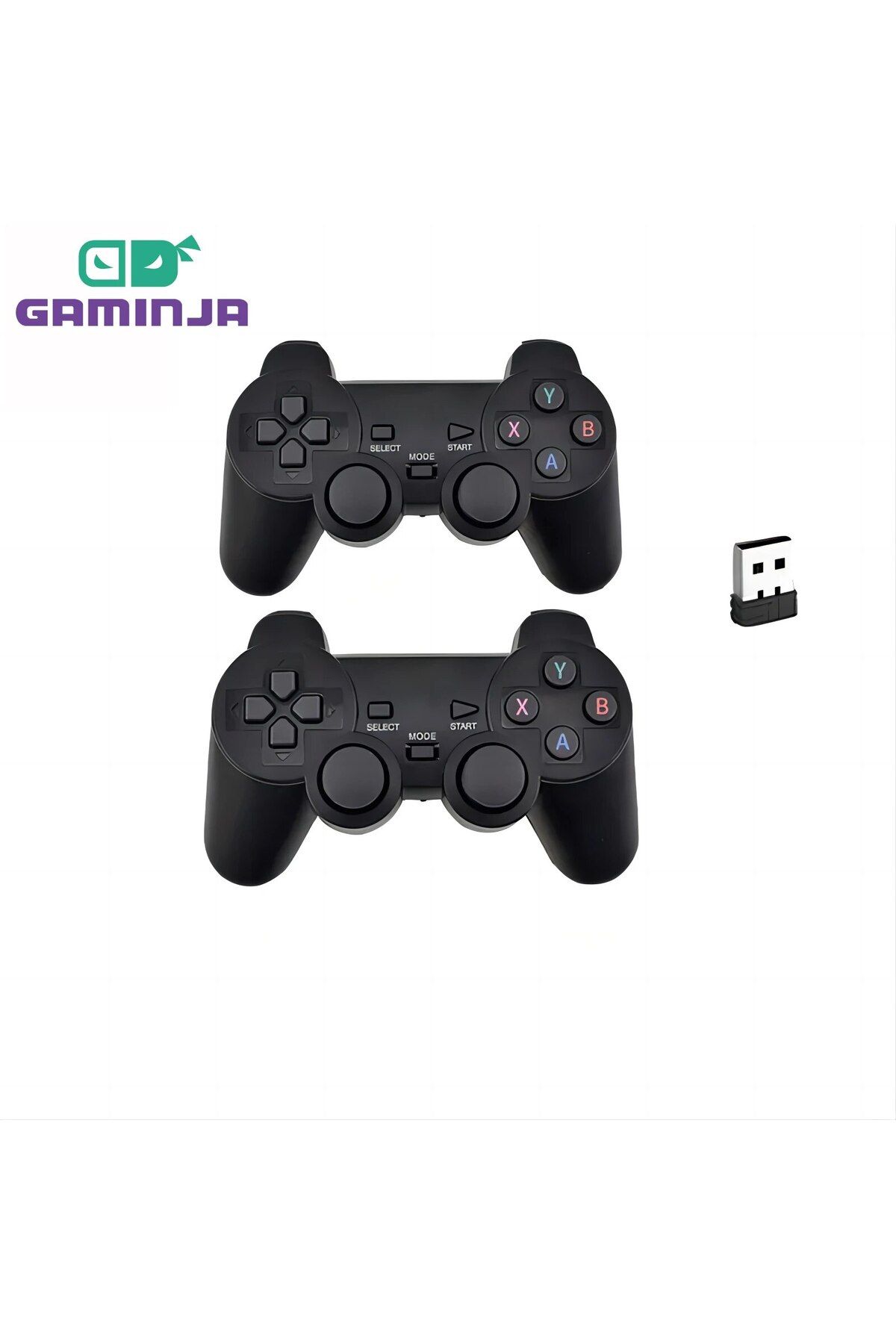 Choice-GAMINJA 2.4G Wireless Gamepad Non-Linear Trigger Button For Windows 7 PC, Smart TV, Game Box 2