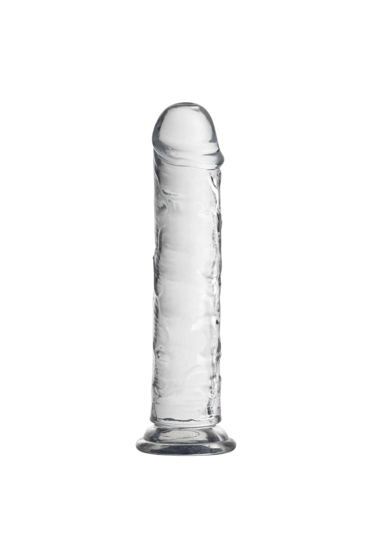 MYST COLOR Dildo Realistik Jel Dokuda Testissiz Ultra Yumuşak Şeffaf Yapay Penis 20 CM