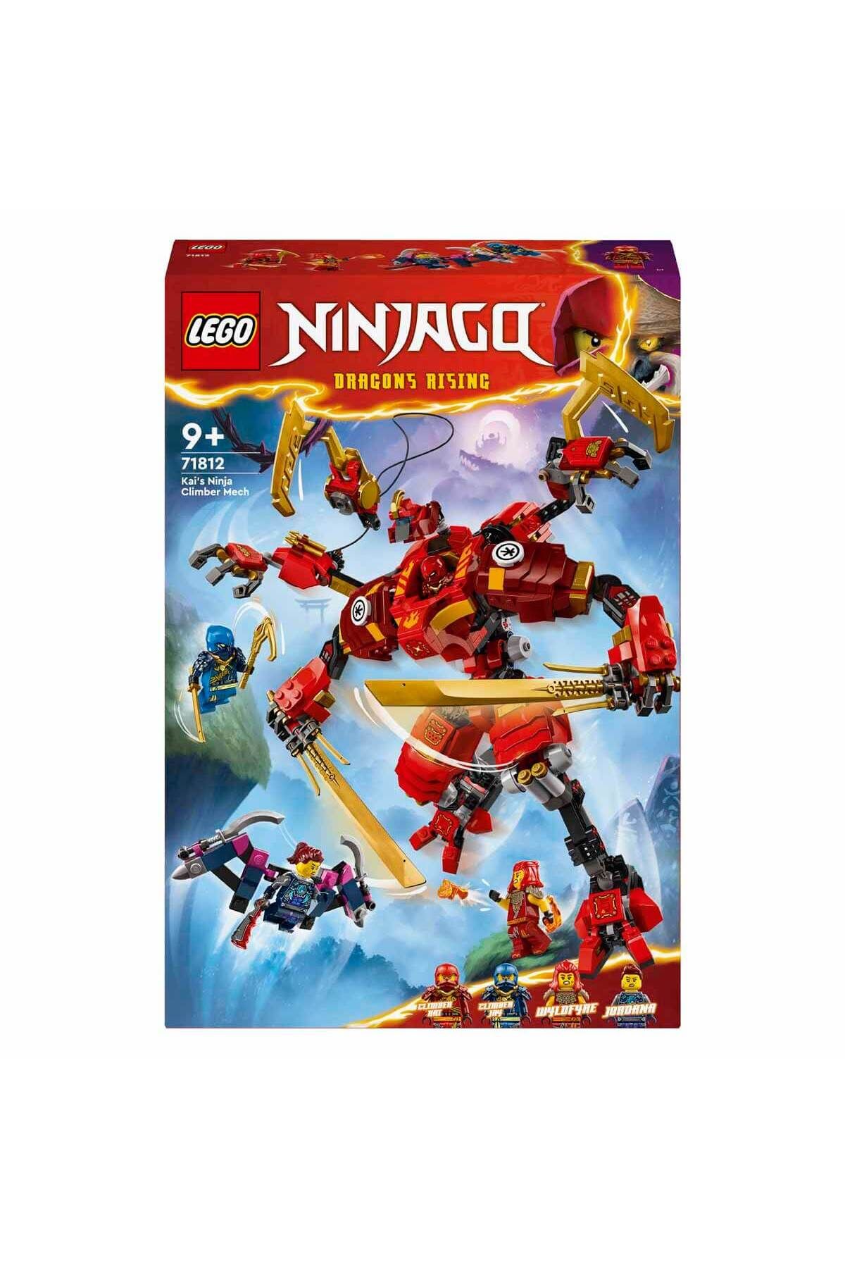 LEGO-Kai's Ninja Climbing Robot 71812 - 4 Ninja Minif for Kids Ages 9 and Up 3