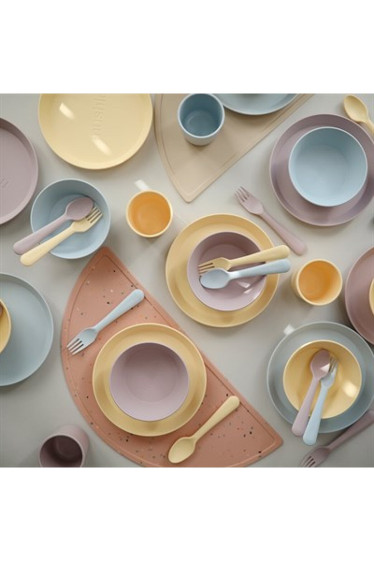 Mushie Ikili Bardak Seti - Powder Blue fotoğrafı 2 (önizleme)