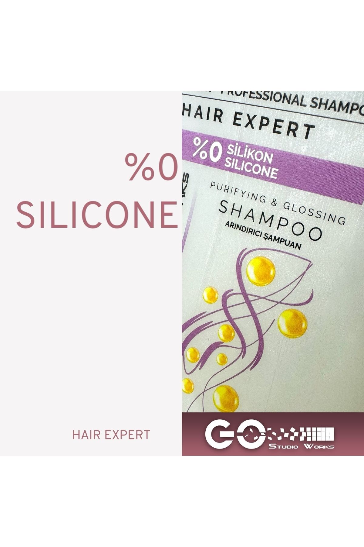 Go Studio Works-5000 ml Silicone Shampoo Purifying - 0% 3