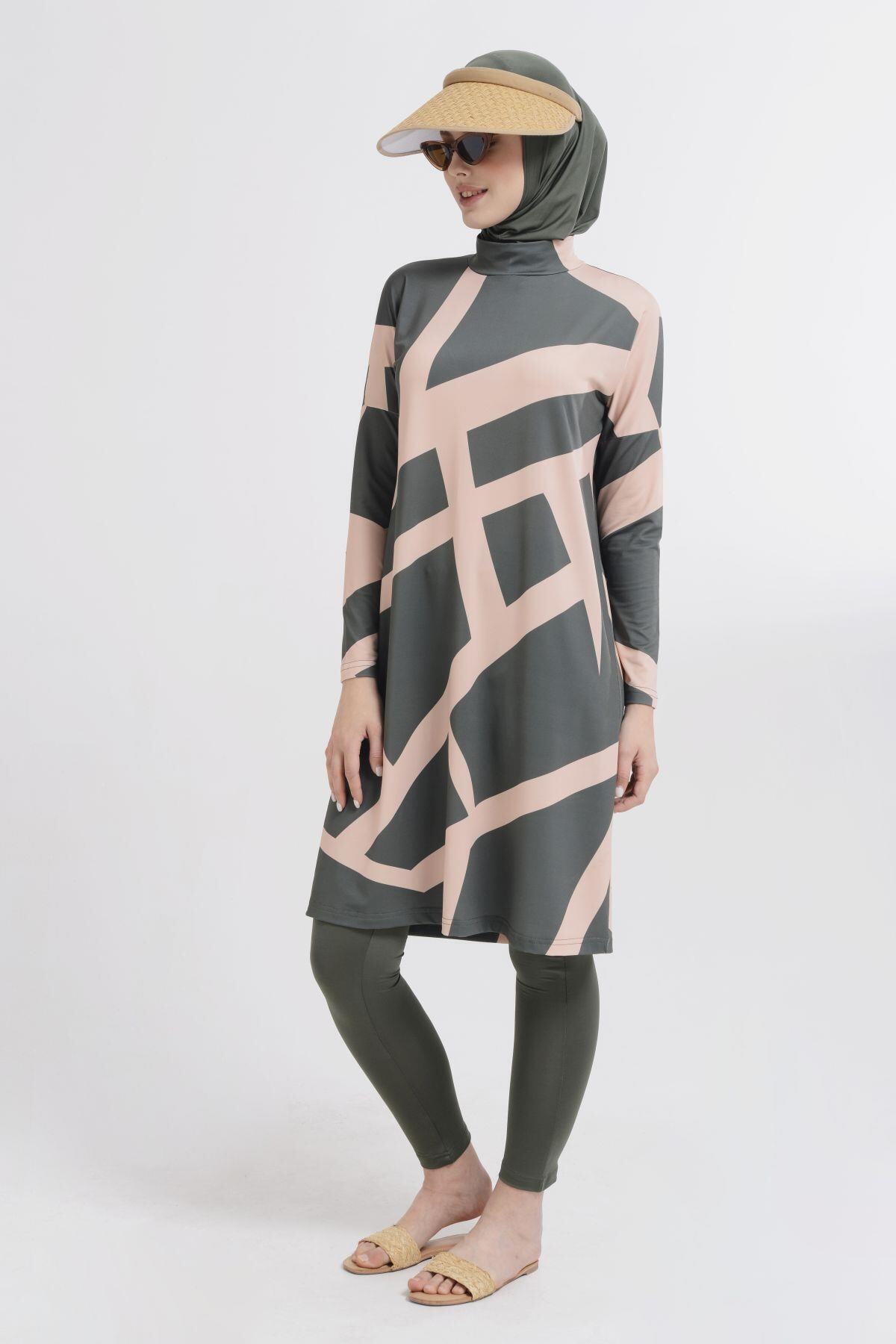 Hijab Swimsuit ''Does not retain water, does not stick to the body''