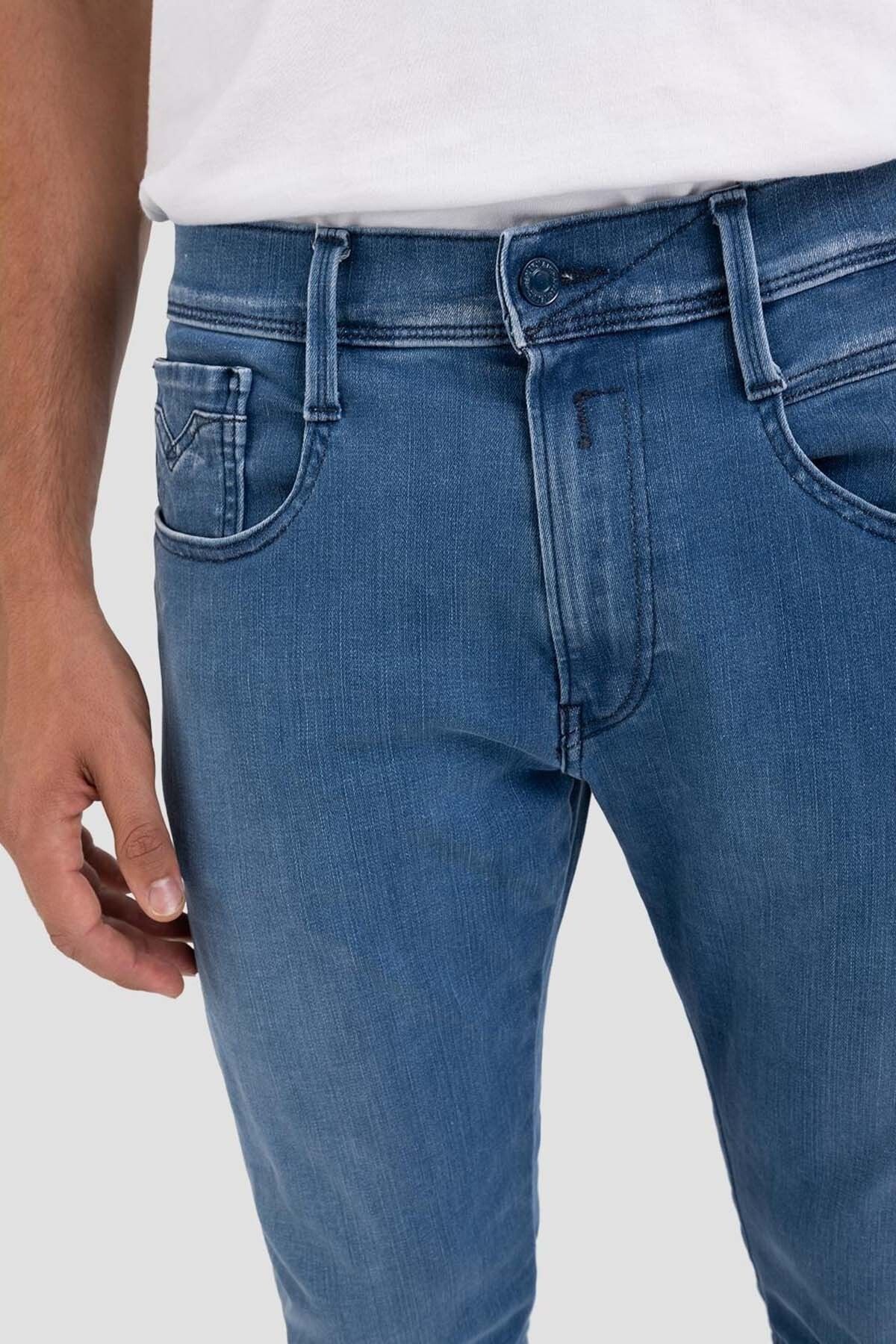 شلوار جین مردانه HYPERFLEX مجدداً از JEANS 38 BLUE ANBASS استفاده مجدد کرد Replay