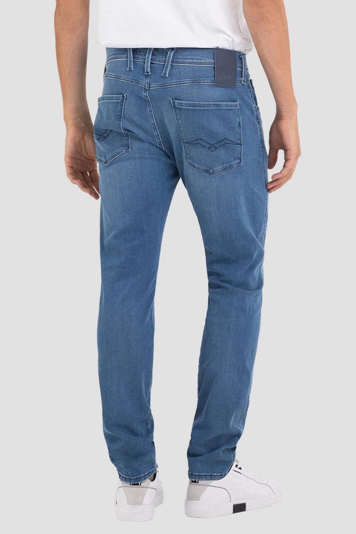 شلوار جین مردانه HYPERFLEX مجدداً از JEANS 38 BLUE ANBASS استفاده مجدد کرد Replay