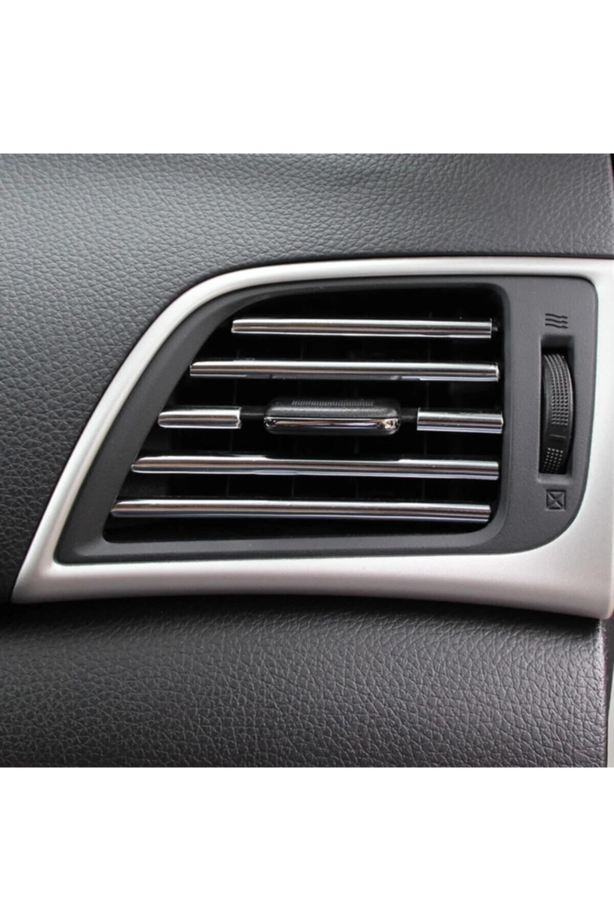 C9-Trim Auto Vehicle Decoration Strip Rubber Elastic Easy Installation 5 Meters Stripe Tape Silver Color 5
