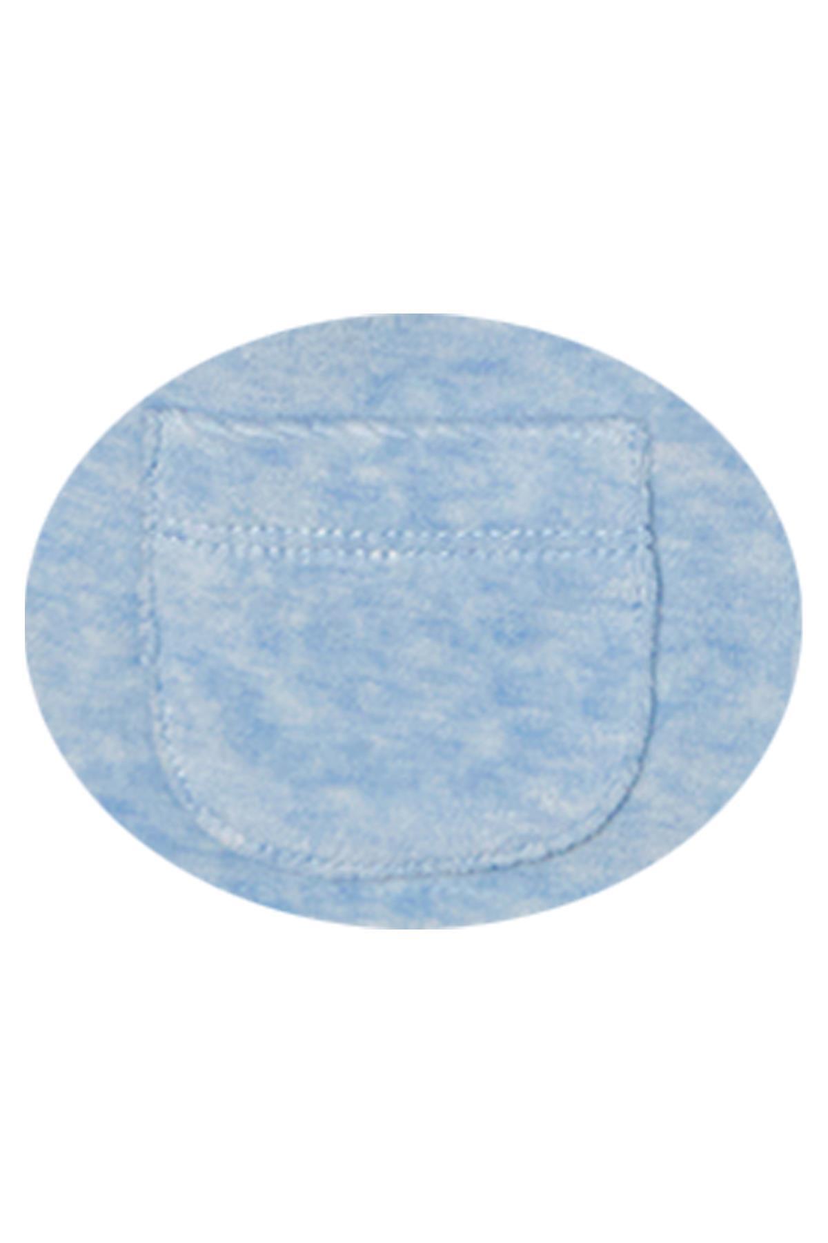 Andy Wawa Erkek Bebek Ayıcık Desenli Mavi Kadife Mont Ac22325 fotoğrafı 3 (önizleme)