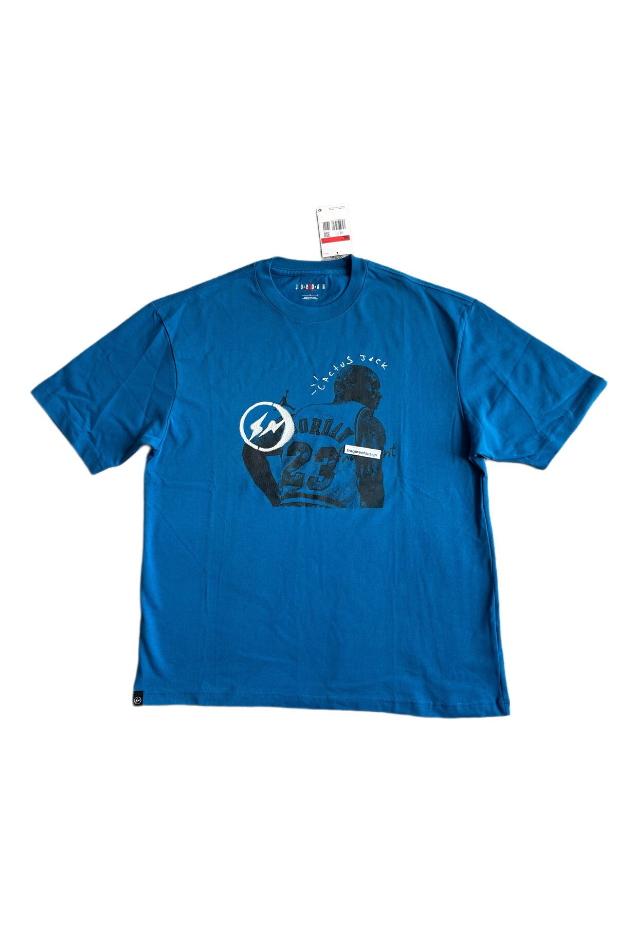 Nike Travis Scott x Jordan x Fragment Erkek Mavi T shirt DJ0619 413 Fiyat Yorumlar Trendyol