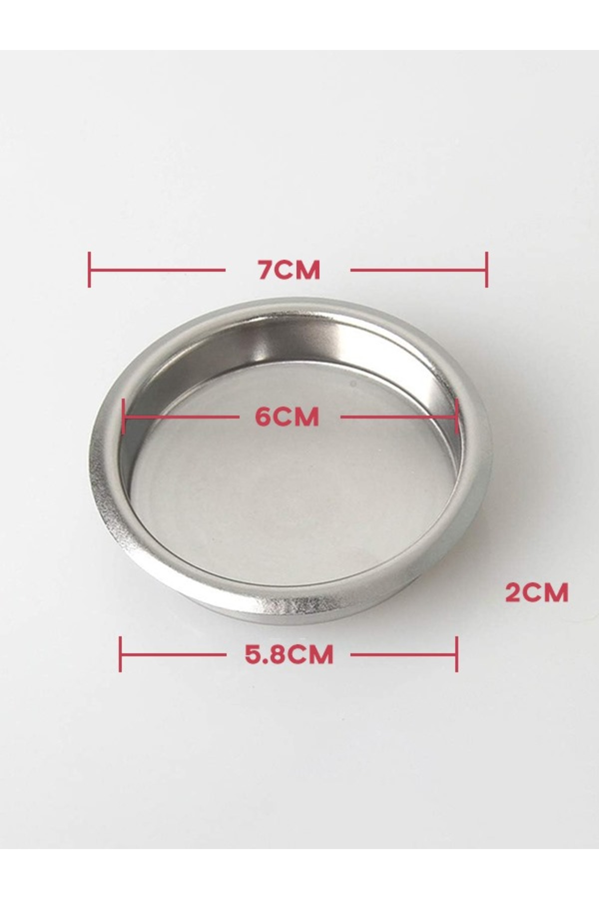 Kahveciniz Metal Kör Tapa 58 Mm Cimbali Espresso Makinesi Kör Tapası Blind Filter