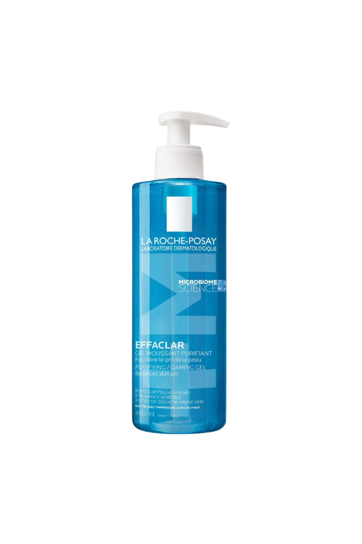ژل پاک کننده بدون صابون Effaclar برای پوست های چرب مستعد آکنه 400 میلی لیتر La Roche Posay