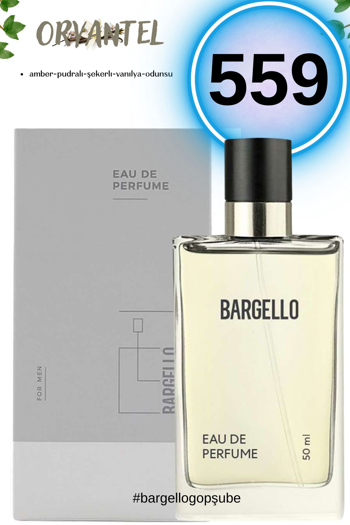 عطر مردانه اورینتال 559 50ml Edp Bargello
