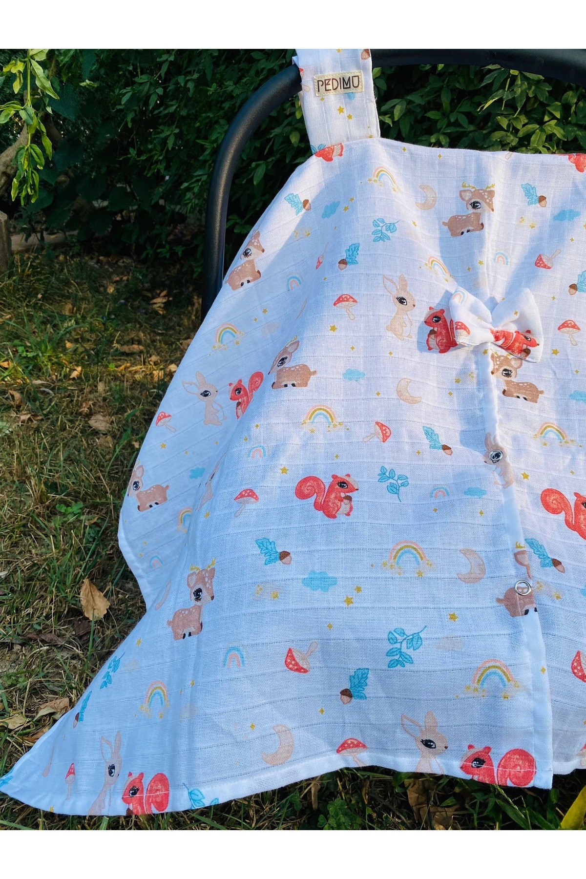 Pedimu Fiyonk Müslin Puset Örtüsü %100 Cotton fotoğrafı 4 (önizleme)