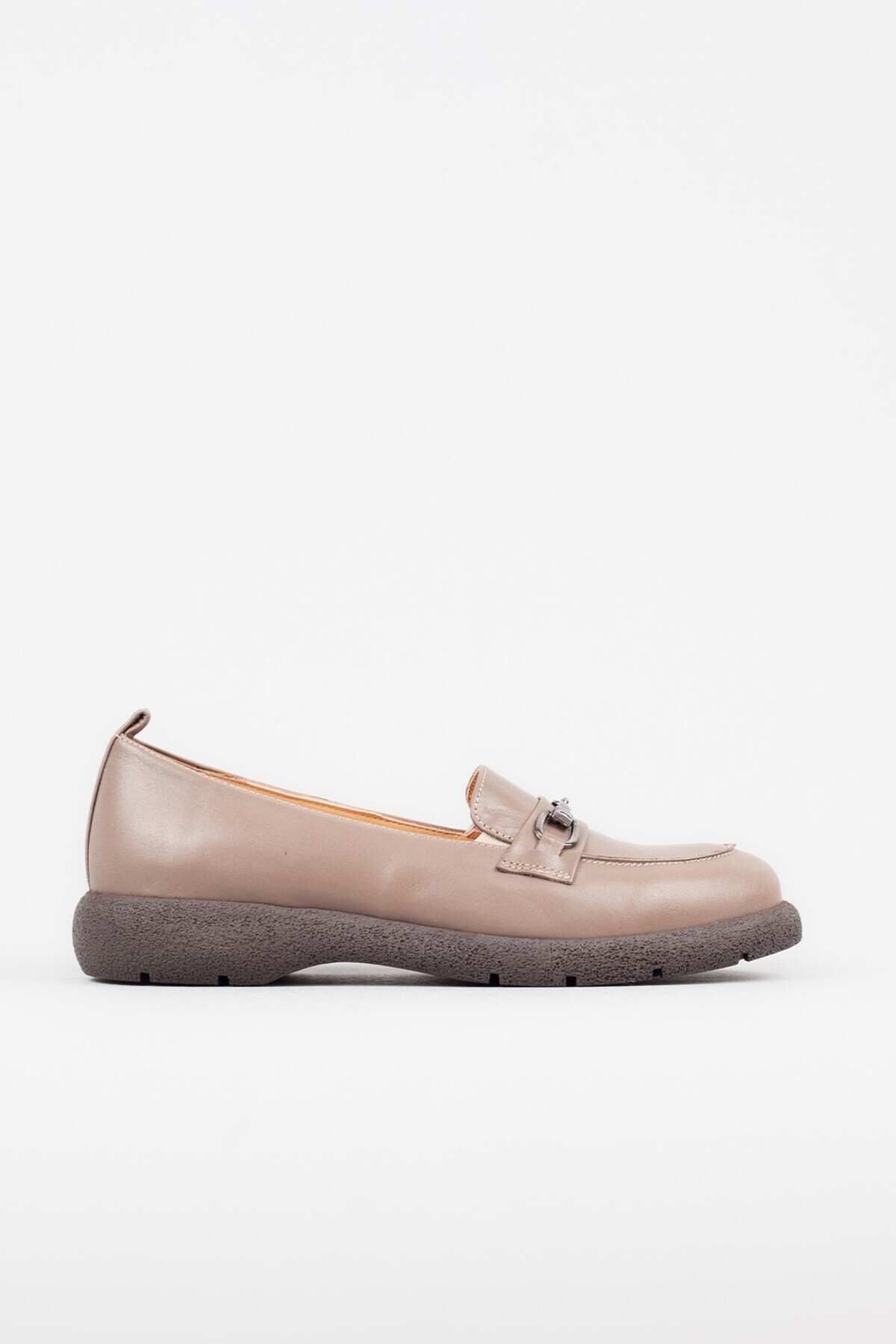 Adım Adım-Women's Genuine Leather Metal Detailed Casual Shoes 1