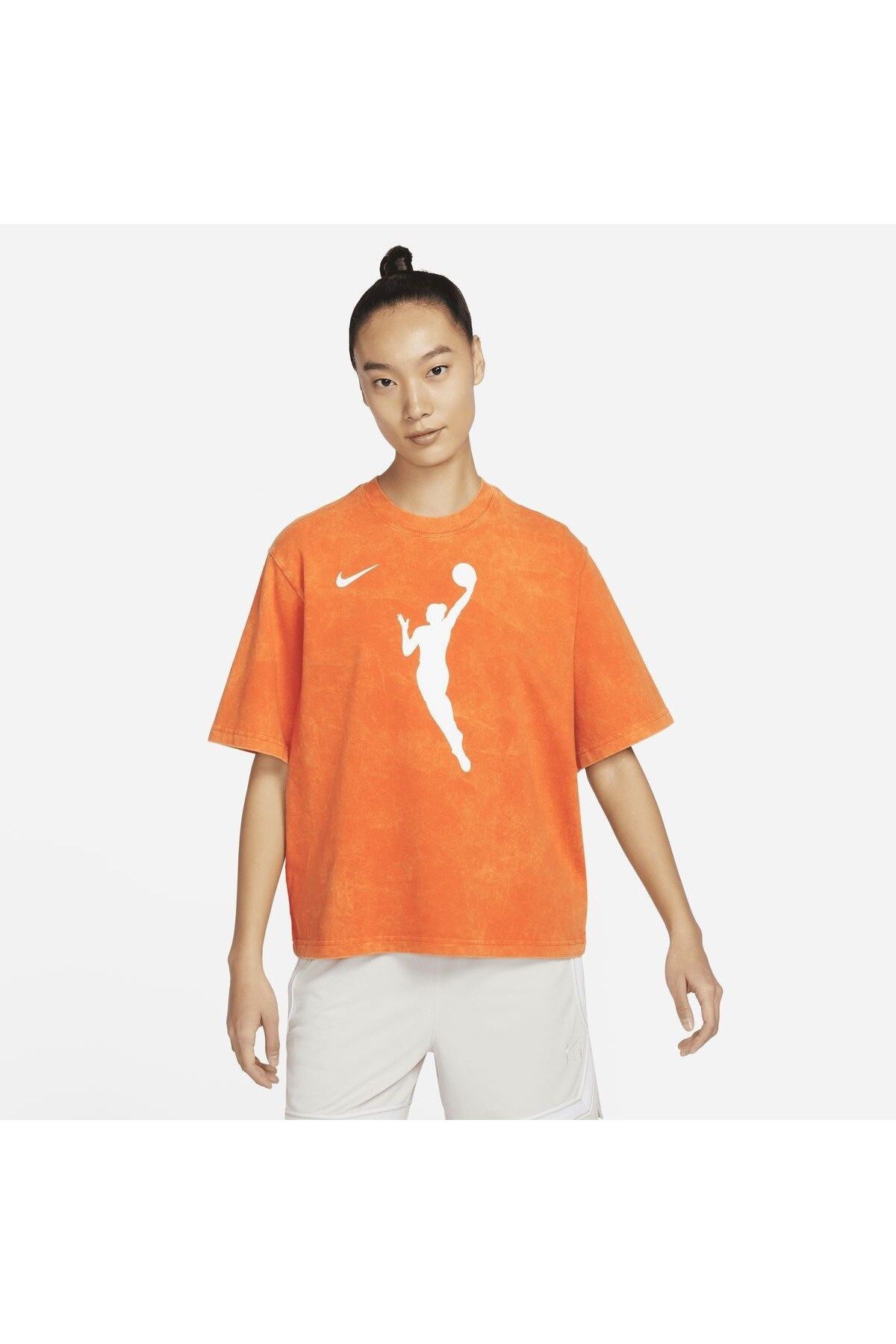 Nike تی شرت زنانه باکسی 13 تیم WNBA "نارنجی"