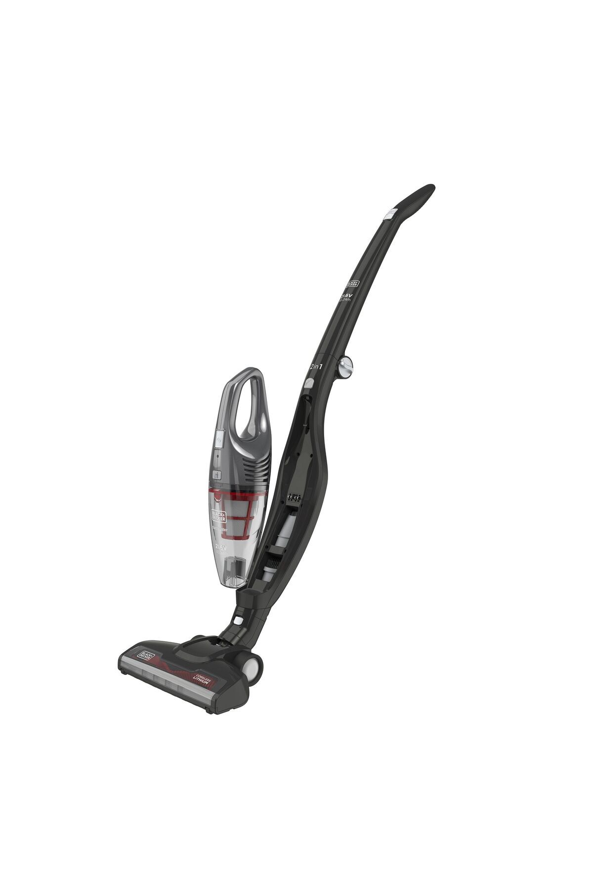 Black&Decker Black + Decker SVB620JW-QW 21,6 V 2'si 1 Arada Şarjlı Dikey Süpürge