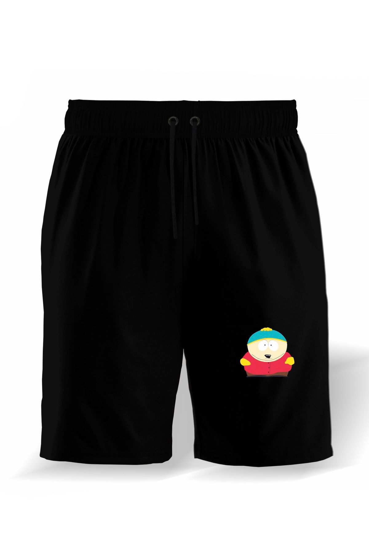 VectorWear Pantaloni Scurți Negri South Park, 100% Bumbac, Cu Buzunar Cu Fermoar Masculin - XL