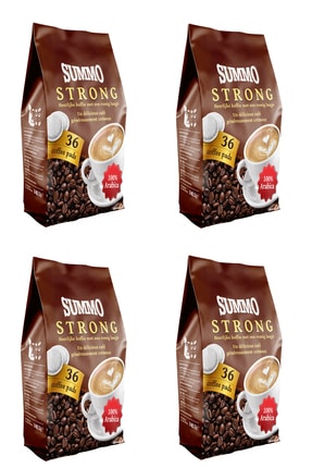 SUMMO Strong 144'lü Avantaj Paketi (36x4) Senseo Pod Coffee Pads Kahve Kapsülü