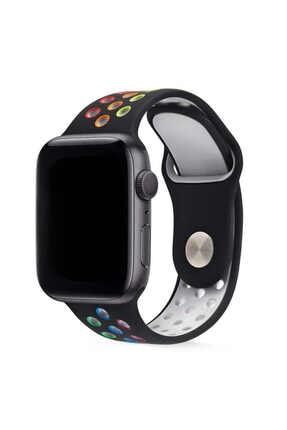 Apple Watch 2 3 4 5 6 Uyumlu Se 42 Mm 44 Mm Delikli Spor Kordon Kayış bilişim aksesuar deliklikordon44mm