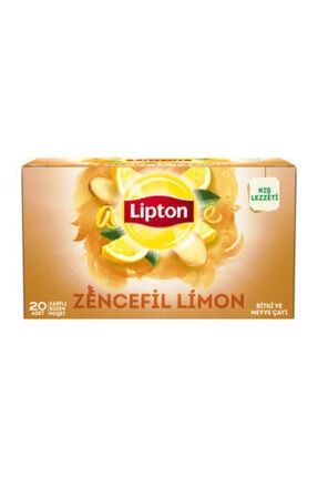Lipton Bitki Çayı Zencefil Limon 20'Li Bardak Poşet 40 G 03132069