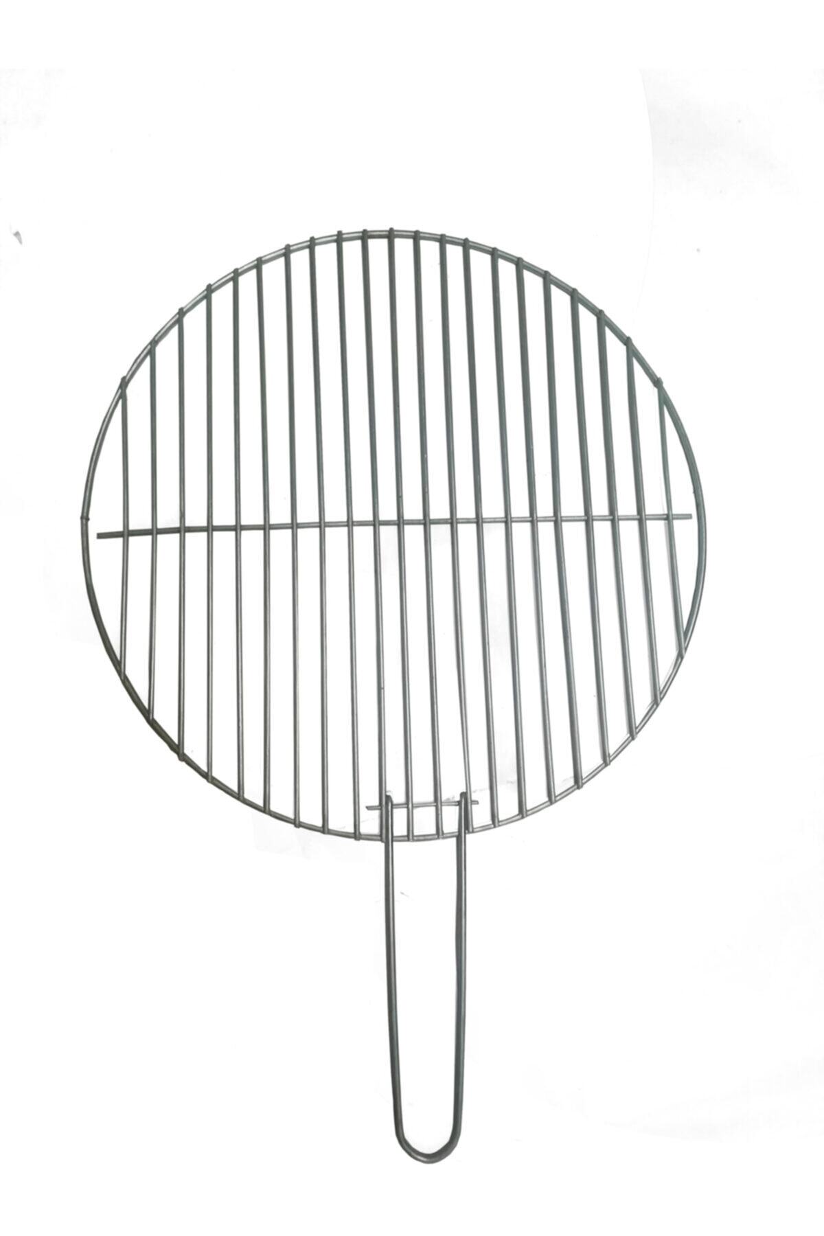 Oval Çember Yuvarlak Mangallık Izgarası Balık Teli 38x38 Çapında 4