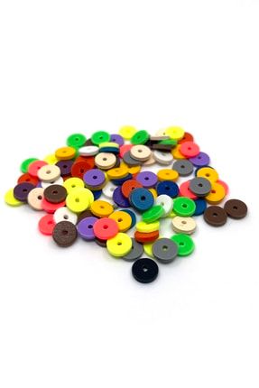 Fimo Boncuk 6 Mm Yuvarlak Model Mix 5 Gr (100 Adet) lshr0937